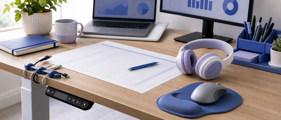 SheetOps | Office Productivity Gear Reviews Audible audiobook listening scene
